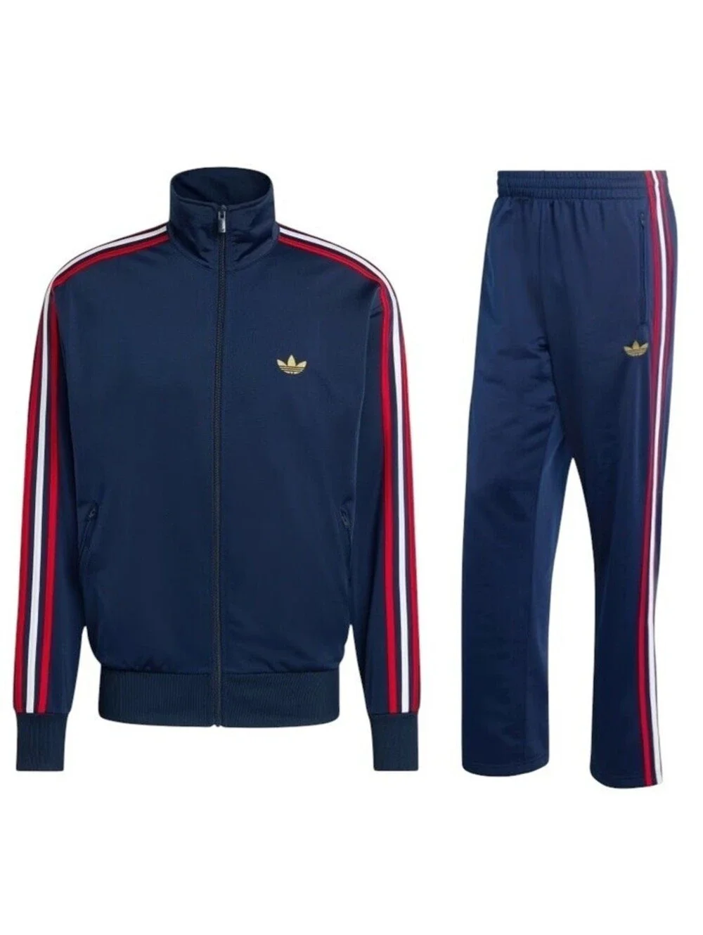 Adidas Originals Firebird Track Suit Jacket & Pants VICTORY BLUE Men's XL